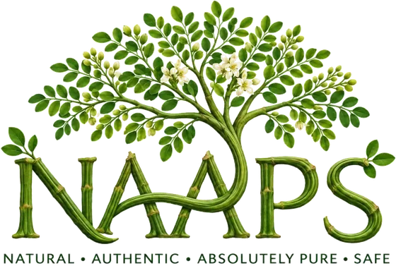 NAAPS — Natural · Authentic · Absolutely Pure · Safe